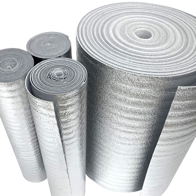 双面铝箔自粘保温隔热棉用于阳光房屋顶窗户防晒防寒