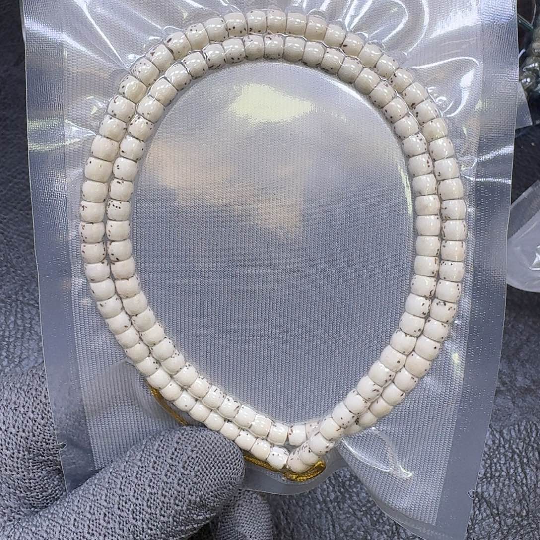 星月菩提手串6*5原生态大留白直切