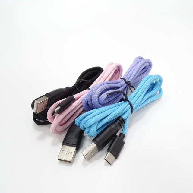 USB伞绳线Type-c口键盘数据线手机线柔软3代GPW充电线GPRO鼠标线X