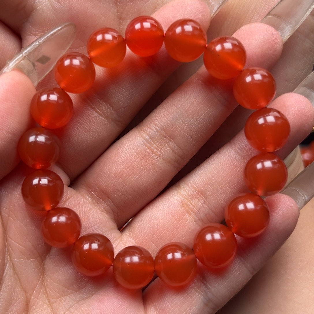 南红玛瑙手串未镶嵌大**市