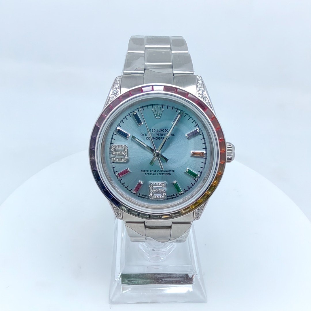 99新 Rolex/劳力士 自动机械 后钻35mm/公价98999/jm3364