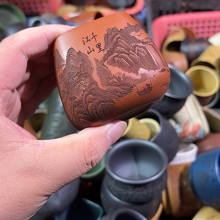 茶杯紫砂全手工紫砂主人杯