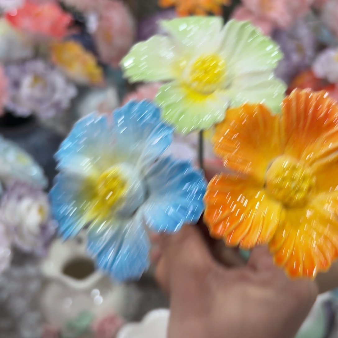 陶瓷花拍满20元发货，退款的拉黑