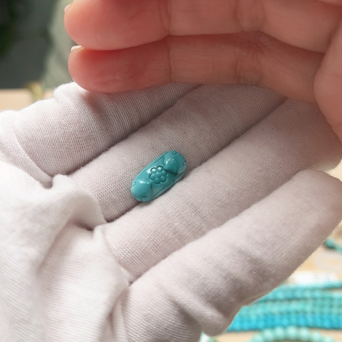 绿松石雕刻未镶嵌