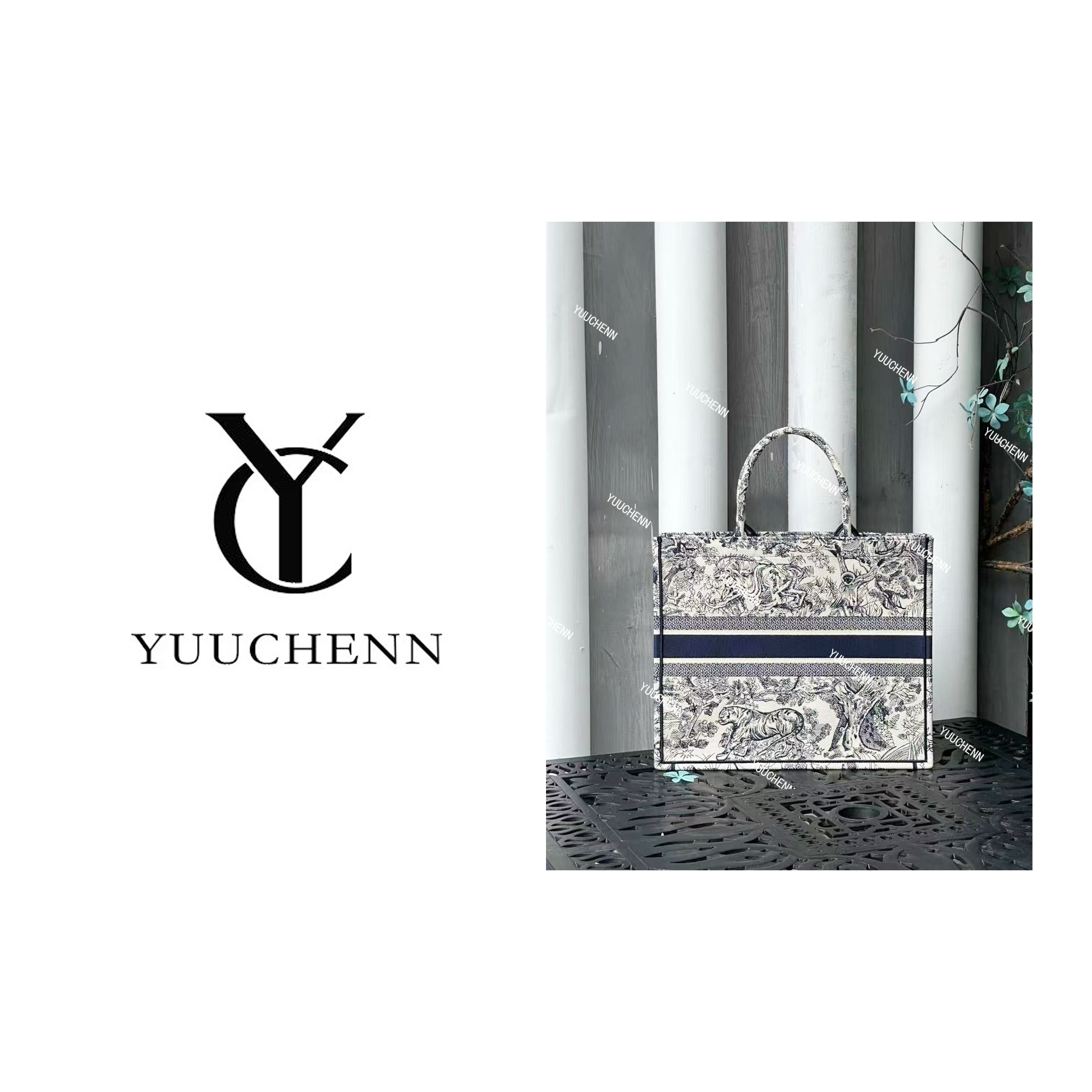 YUUCHENN/42cm原创设计高定真皮包 HH7208