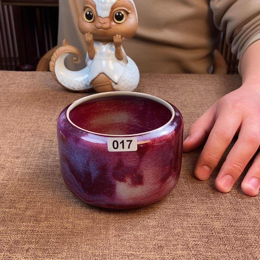 瓷片钧瓷摆件摆件