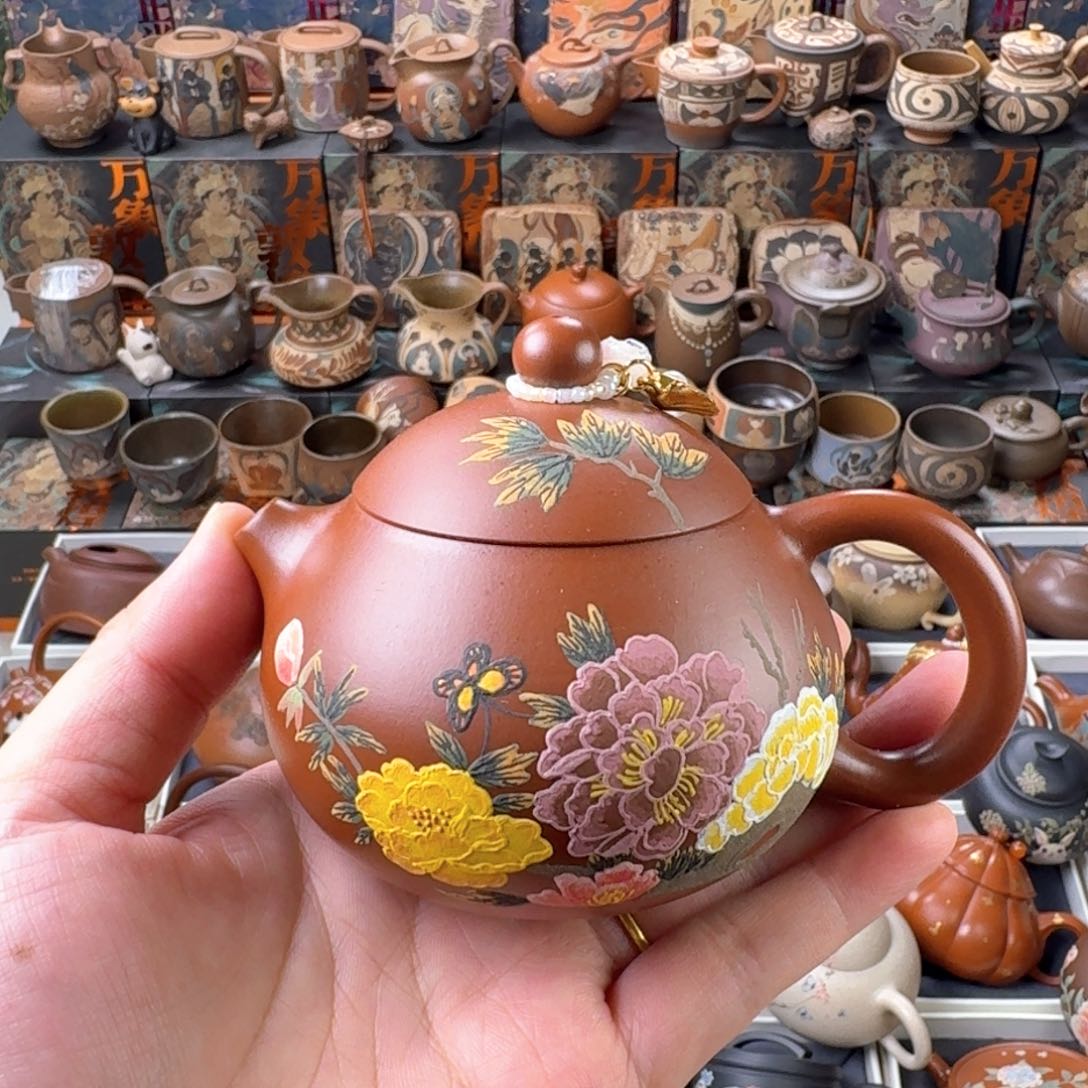 茶壶紫砂180cc原矿精工半手