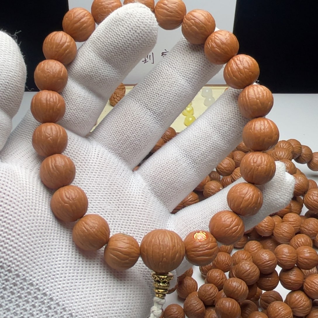 百***瑞猴头核桃吊坠13聚宝盆