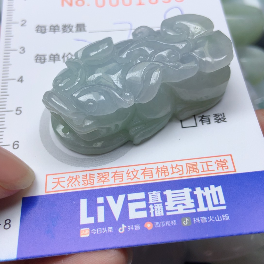 翡翠颈饰未镶嵌天然翡翠