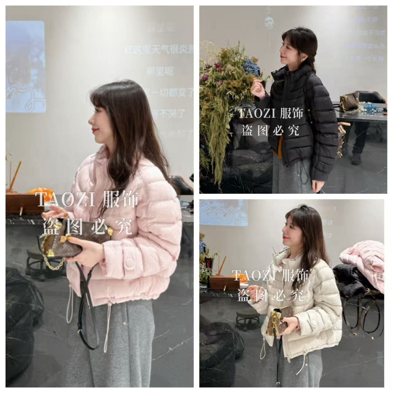 桃子自制 10011 【排骨外套】高品质90白鸭绒冬季保暖百搭羽绒外套