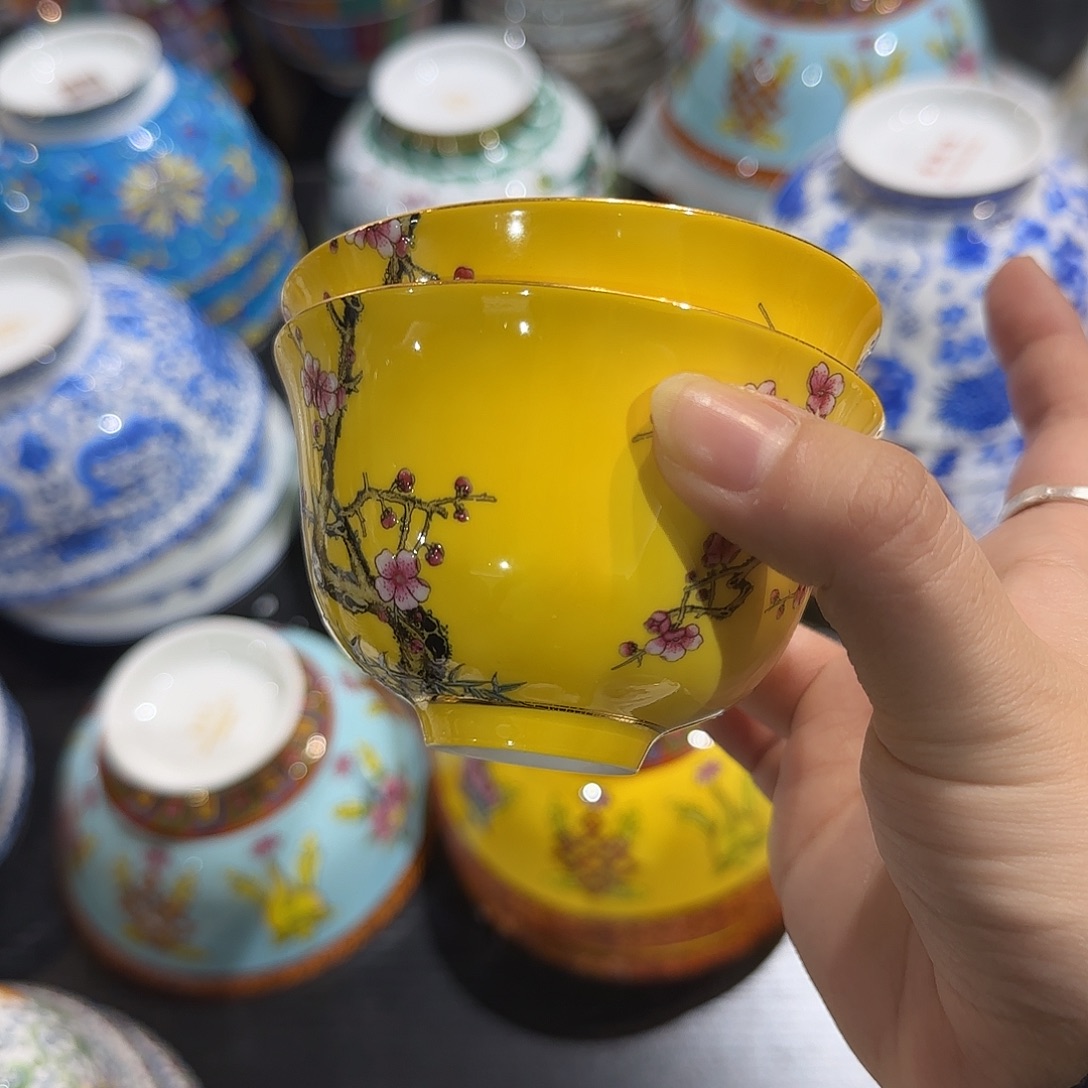 骨瓷珐琅彩工艺制作