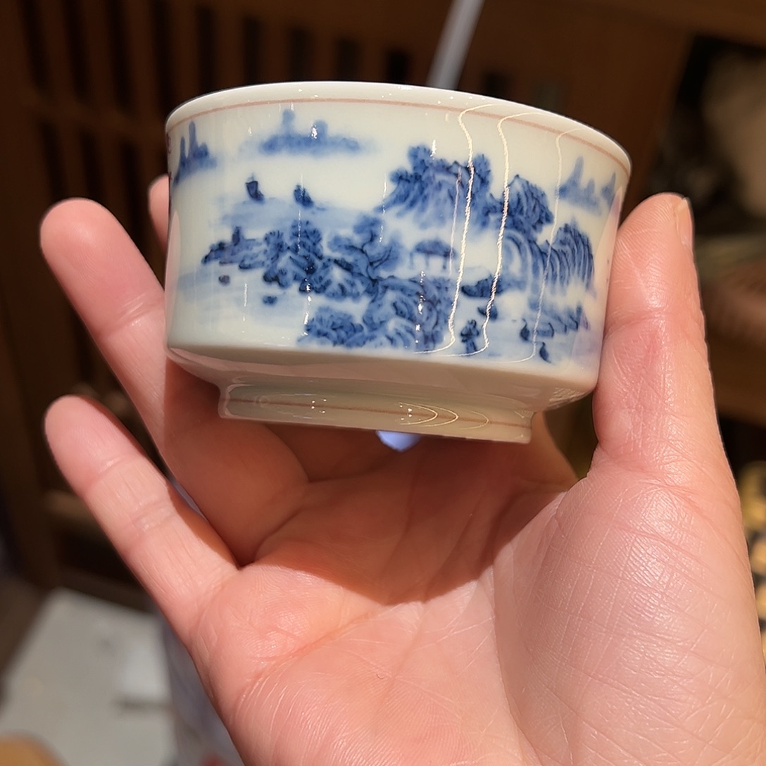 微瑕福利手工手绘写字杯杯杯