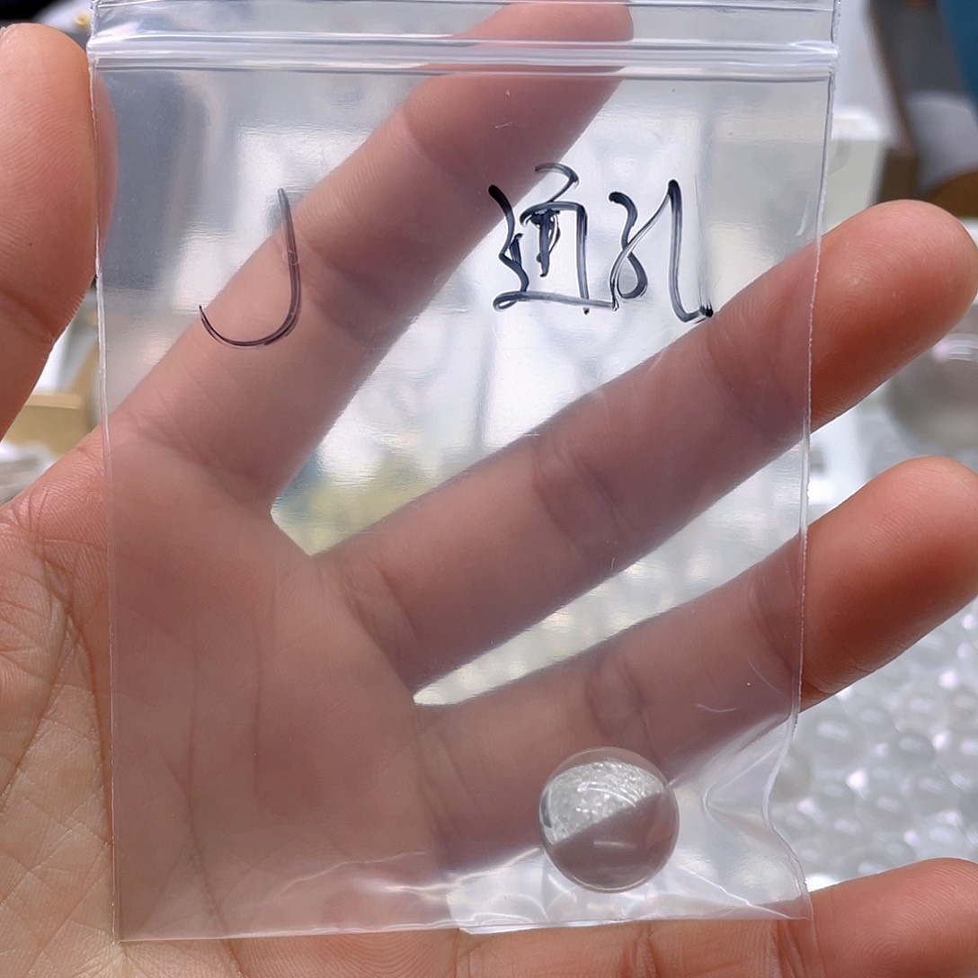 水晶非金属DIY通孔