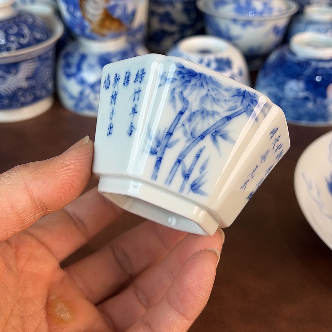 杯景德镇全手工手绘陶瓷