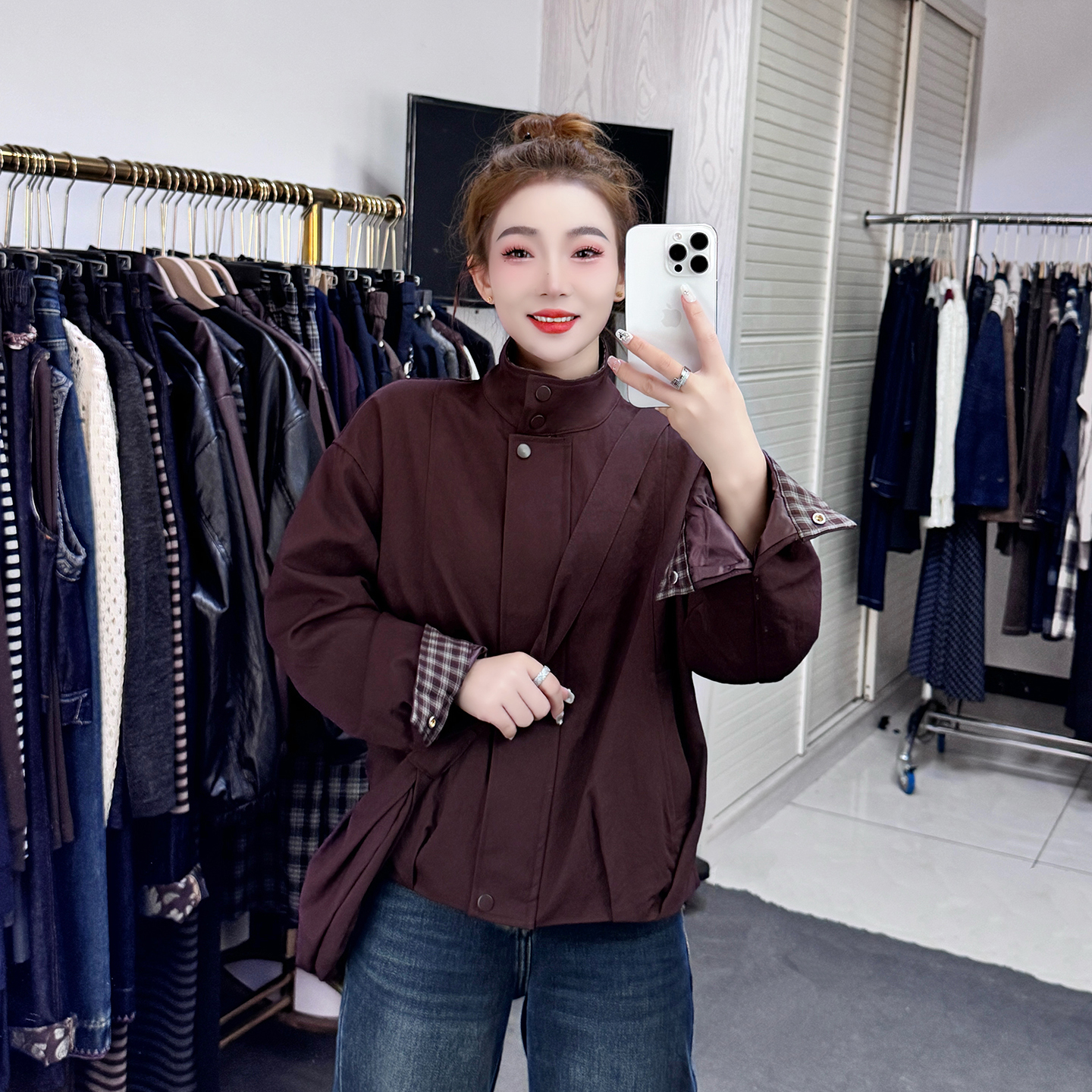 时尚休闲外套女2025秋季新款高级感洋气减龄气质百搭宽松夹克上衣