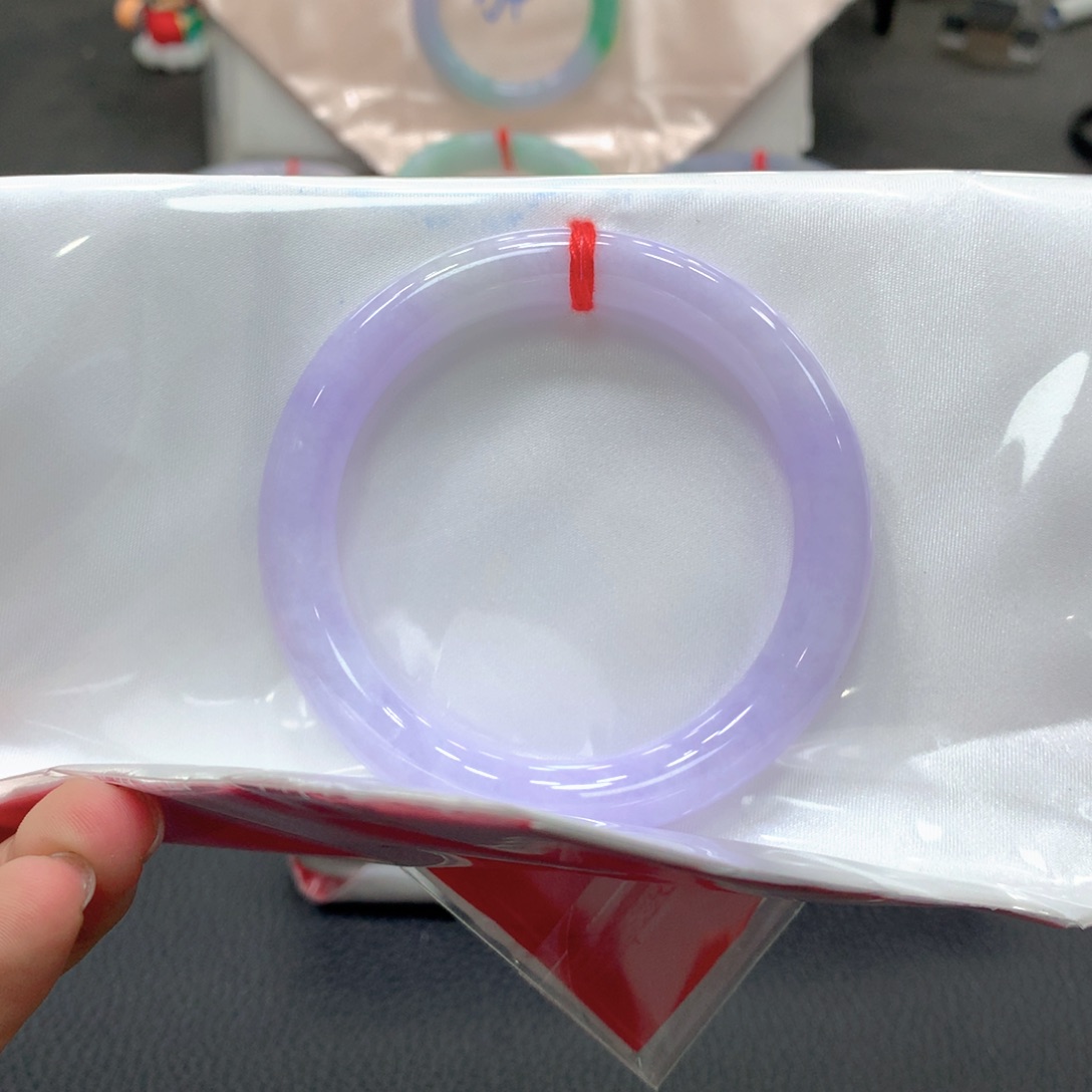 翡翠未镶嵌手镯55圆11 号链接