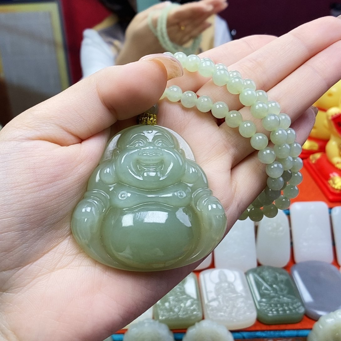 和田玉未镶嵌颈饰用****1