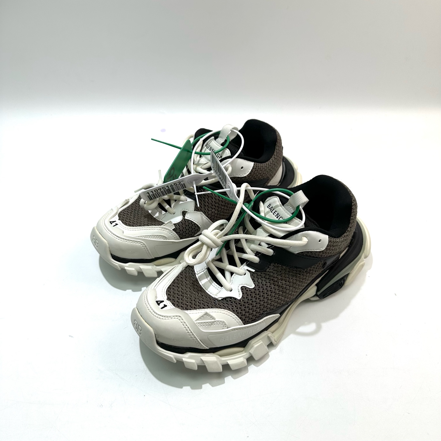 未使用 Balenciaga/巴黎世家 41码 白褐色 track3.0老爹鞋bl0713