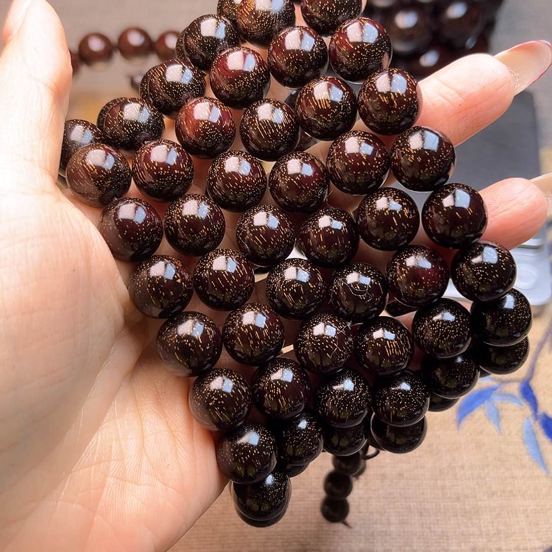 檀香紫檀（小叶紫檀）1.2 108爆满星