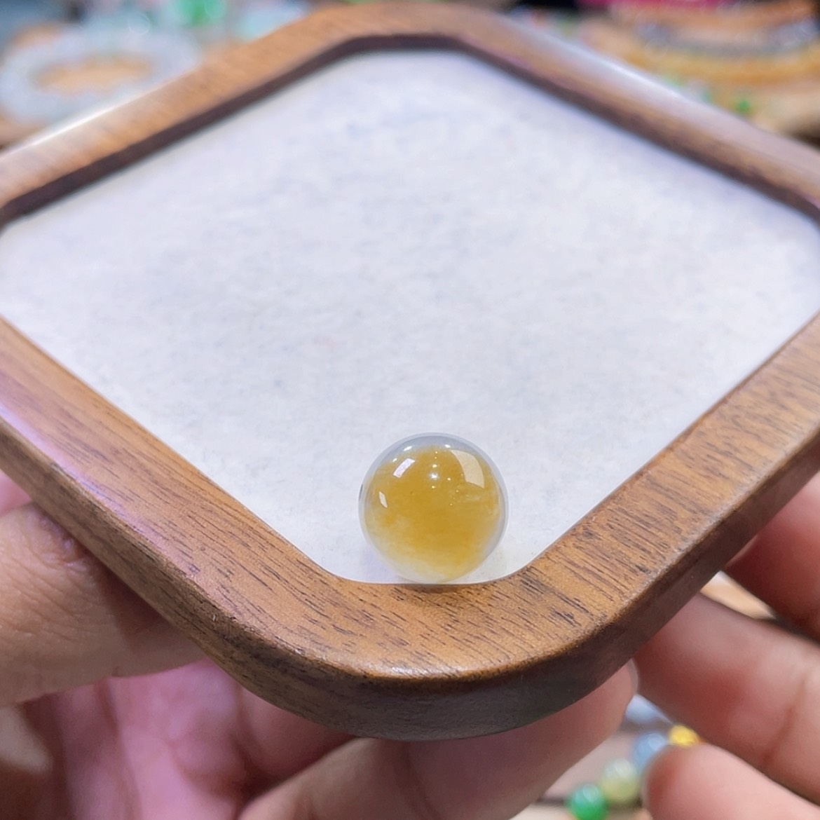 【闪购商品】翡翠颈饰未镶嵌鸡油黄