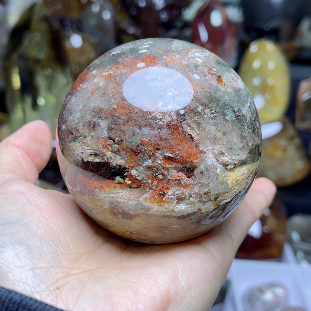 水晶摆件未镶嵌东**圆摆件