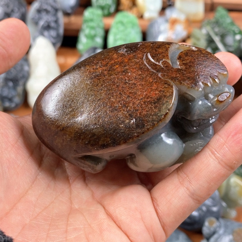 【闪购商品】未镶嵌和田玉把件拿****