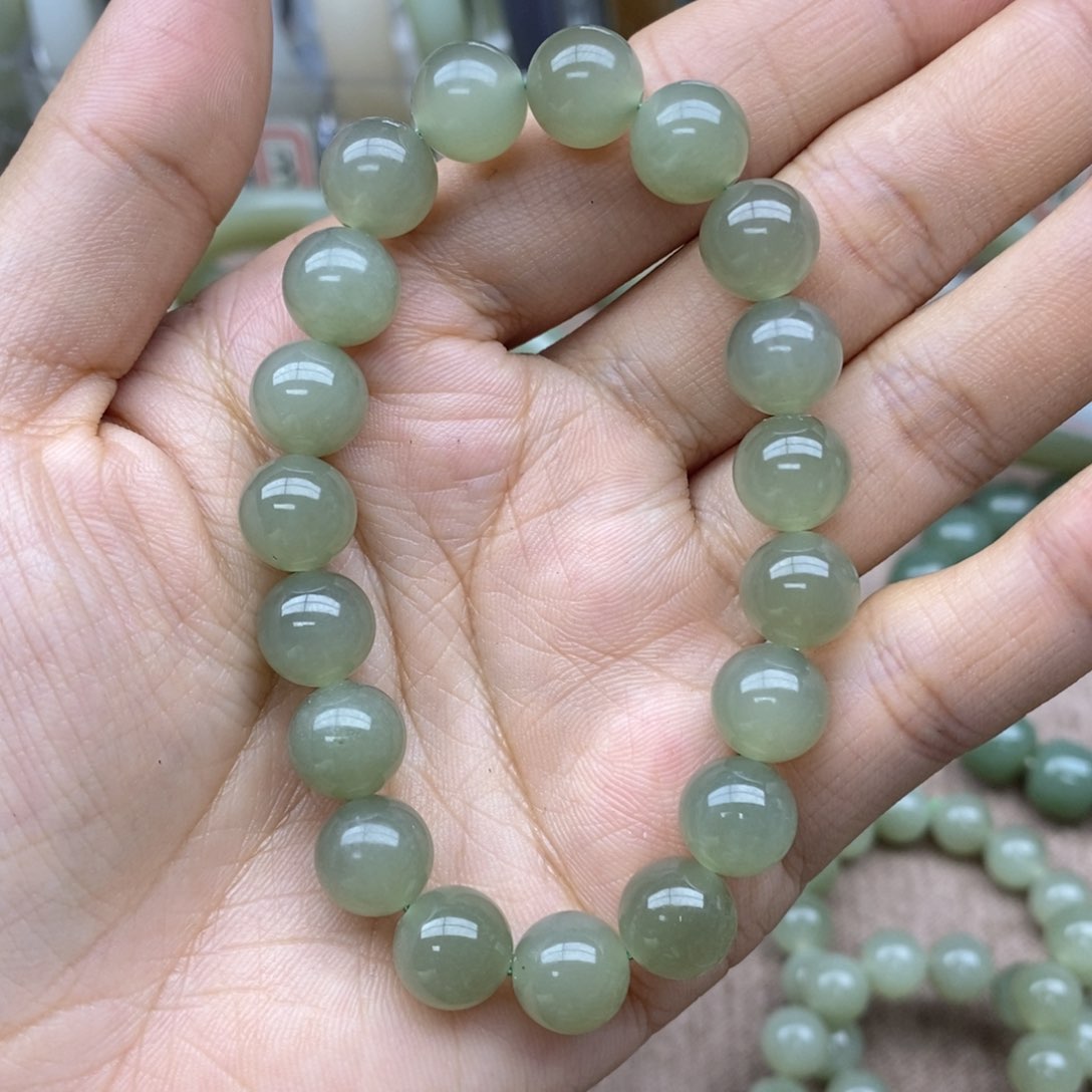 和田玉手串未镶嵌L****s卡10