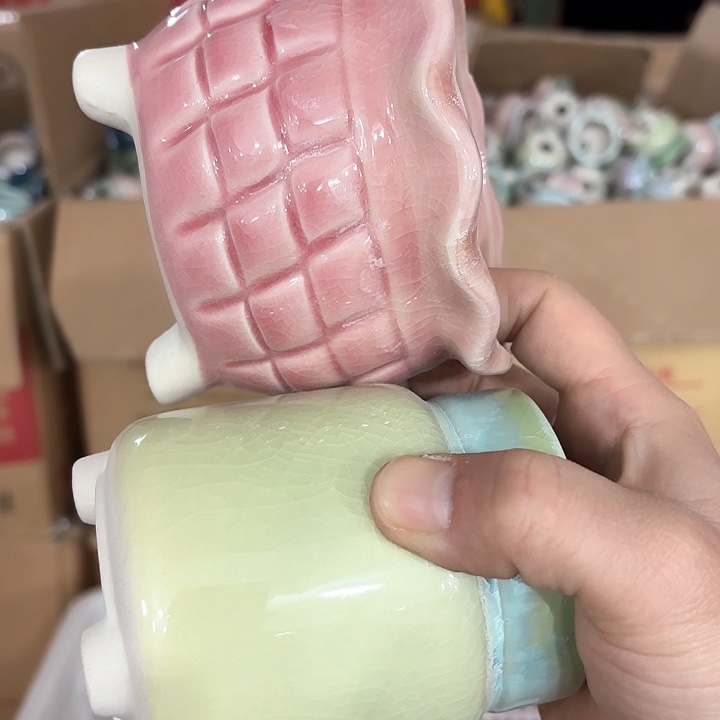 红陶发4个，非完美，介意慎拍。