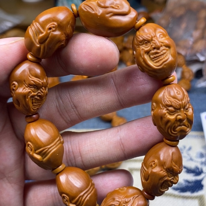 橄榄核手串/手链橄榄核雕工艺手串