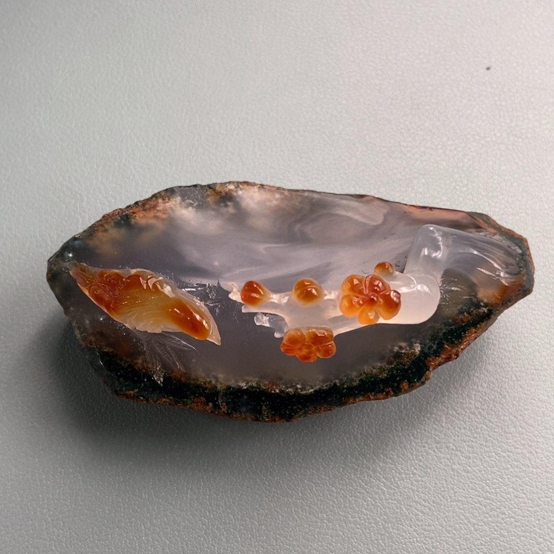 玛瑙/玉髓项链未镶嵌玲*