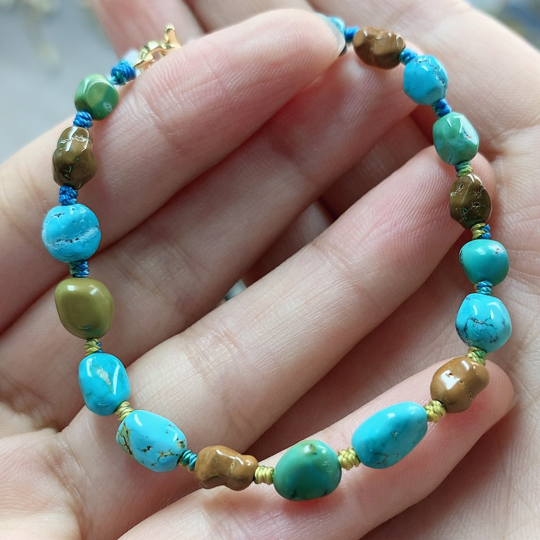 未镶嵌绿松石珠宝奇石