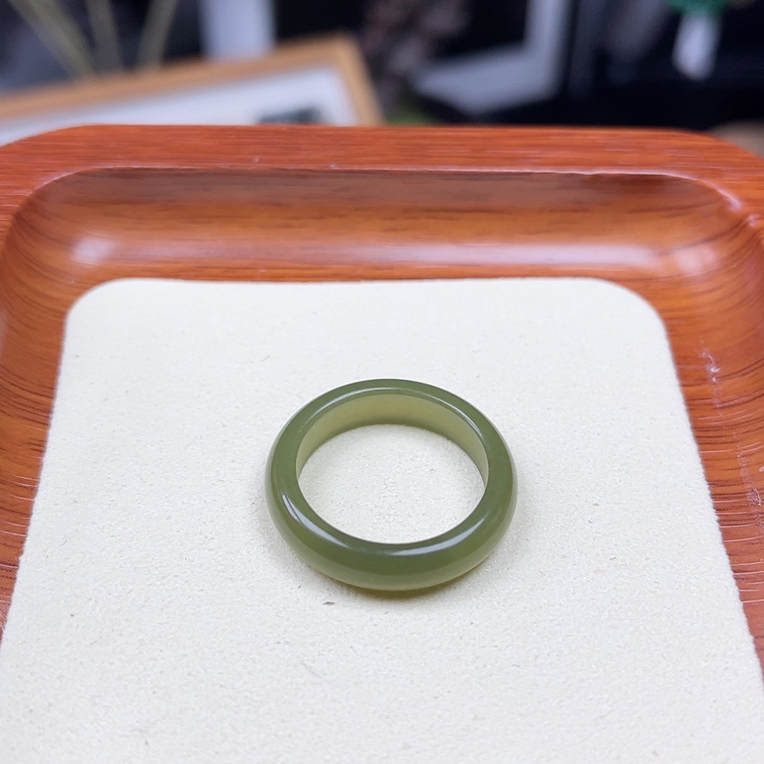 道***人和田玉戒圈未镶嵌17号