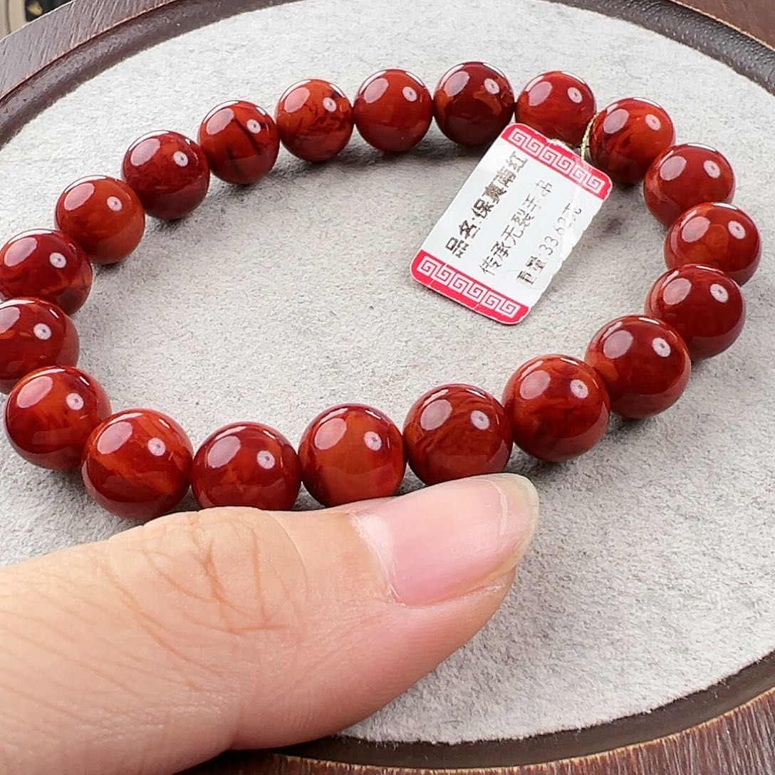南红玛瑙手串未镶嵌