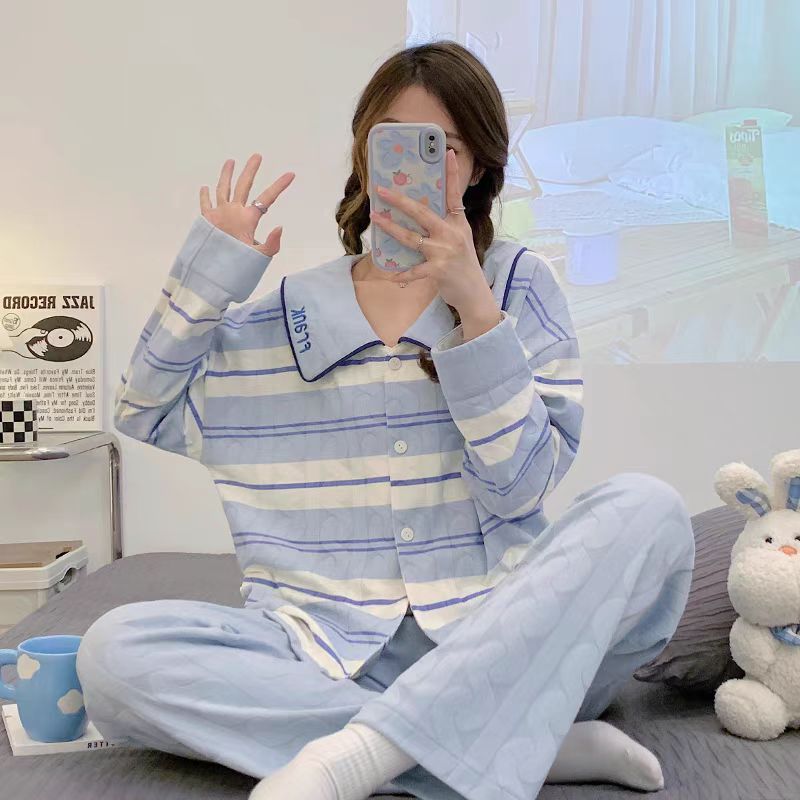 睡衣女款可爱女士薄款居服女套装29