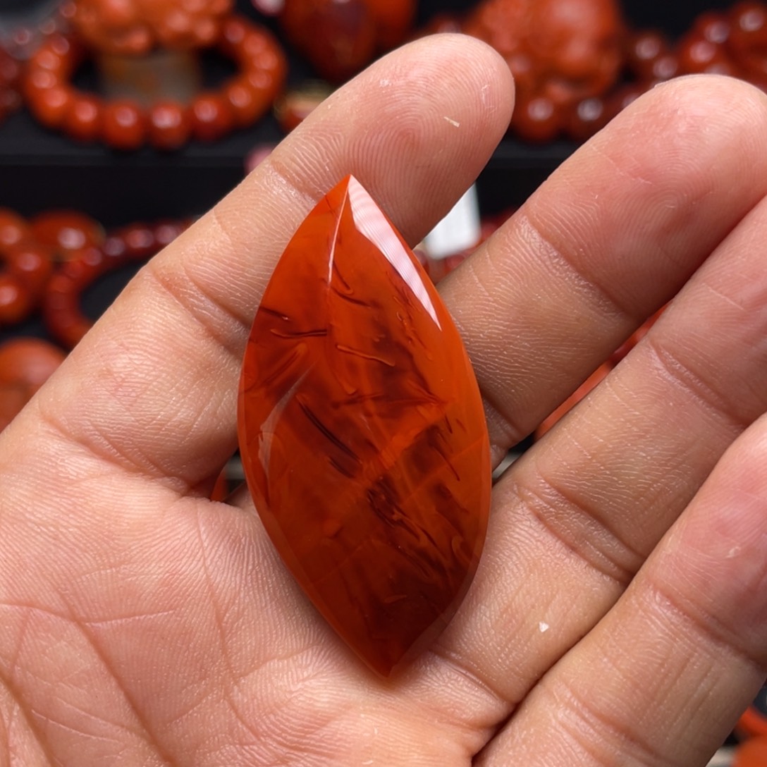 南红玛瑙珠宝奇石未镶嵌吊坠