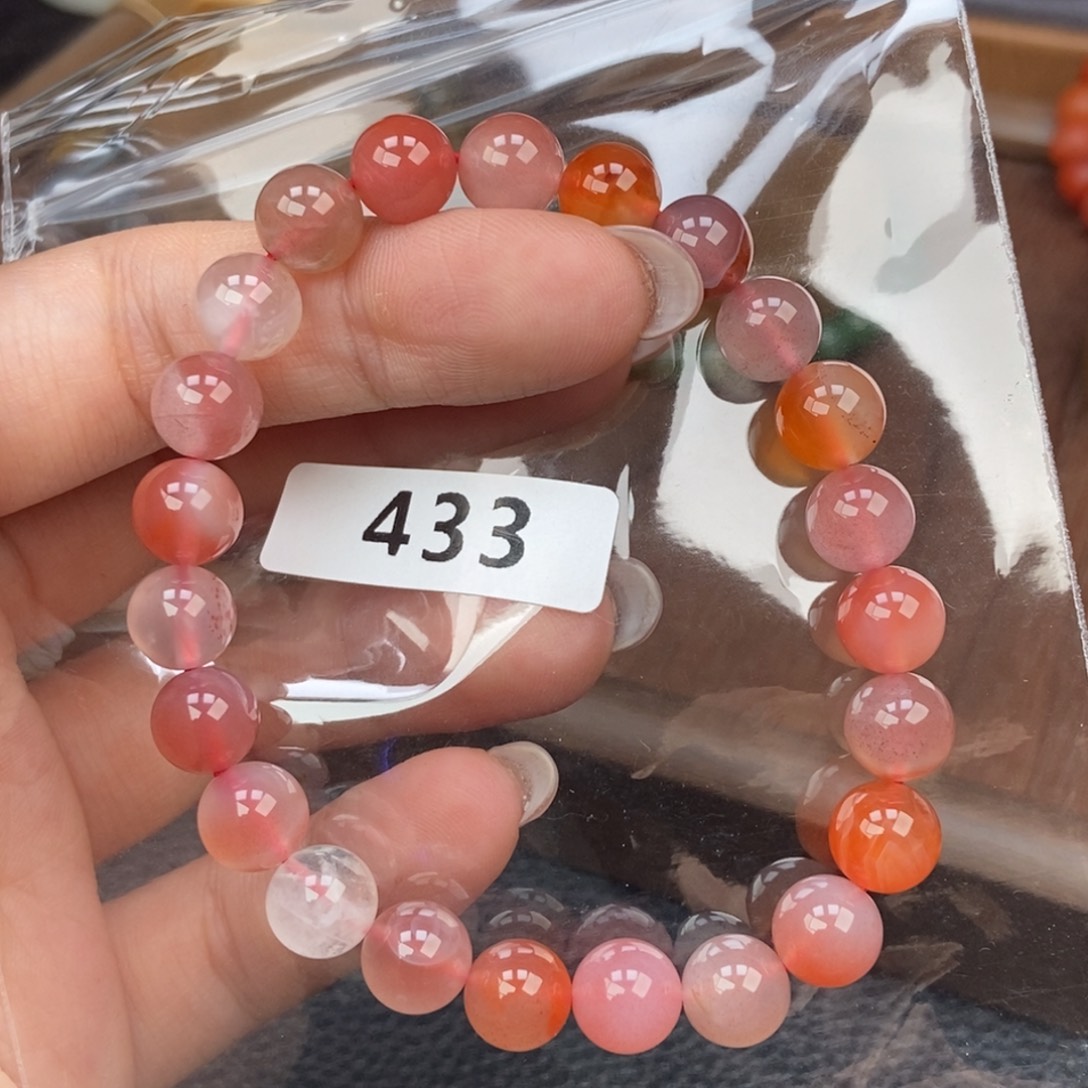 南红玛瑙未镶嵌手链