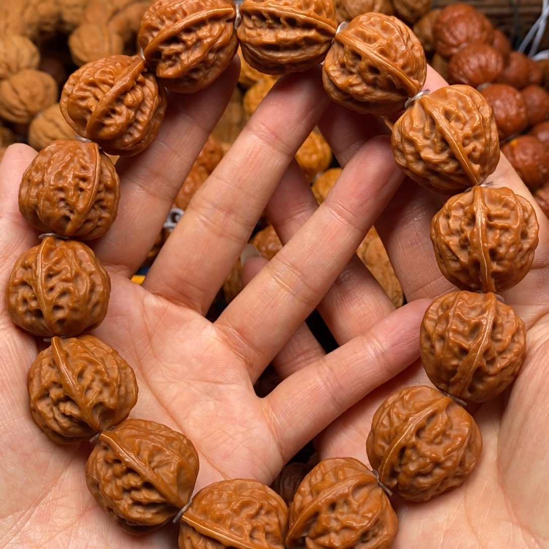 桃核手串火焰八棱