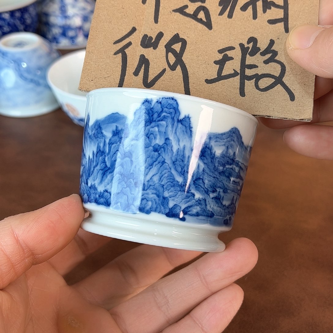 杯景德镇全手工手绘陶瓷