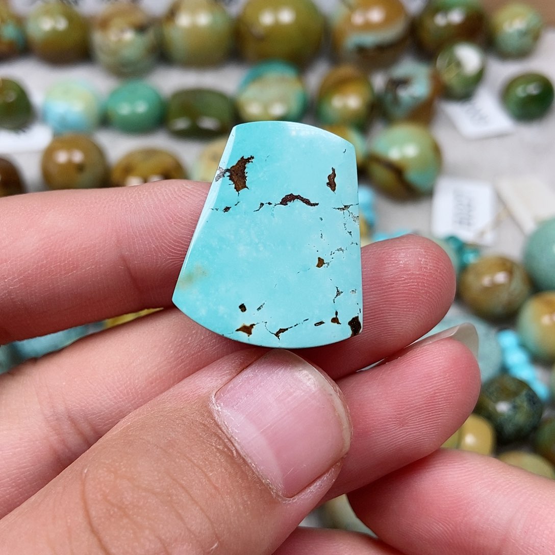 未镶嵌绿松石珠宝半成品