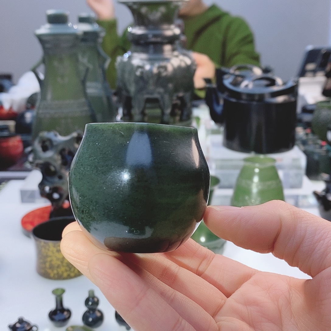 和田玉（青玉）把件未镶嵌