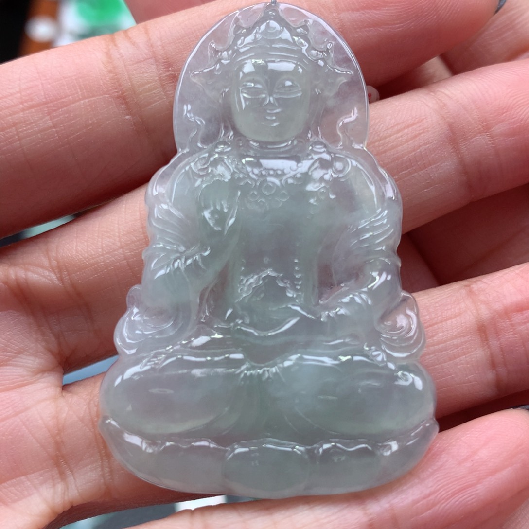 翡翠吊坠(不含链)未镶嵌渡母
