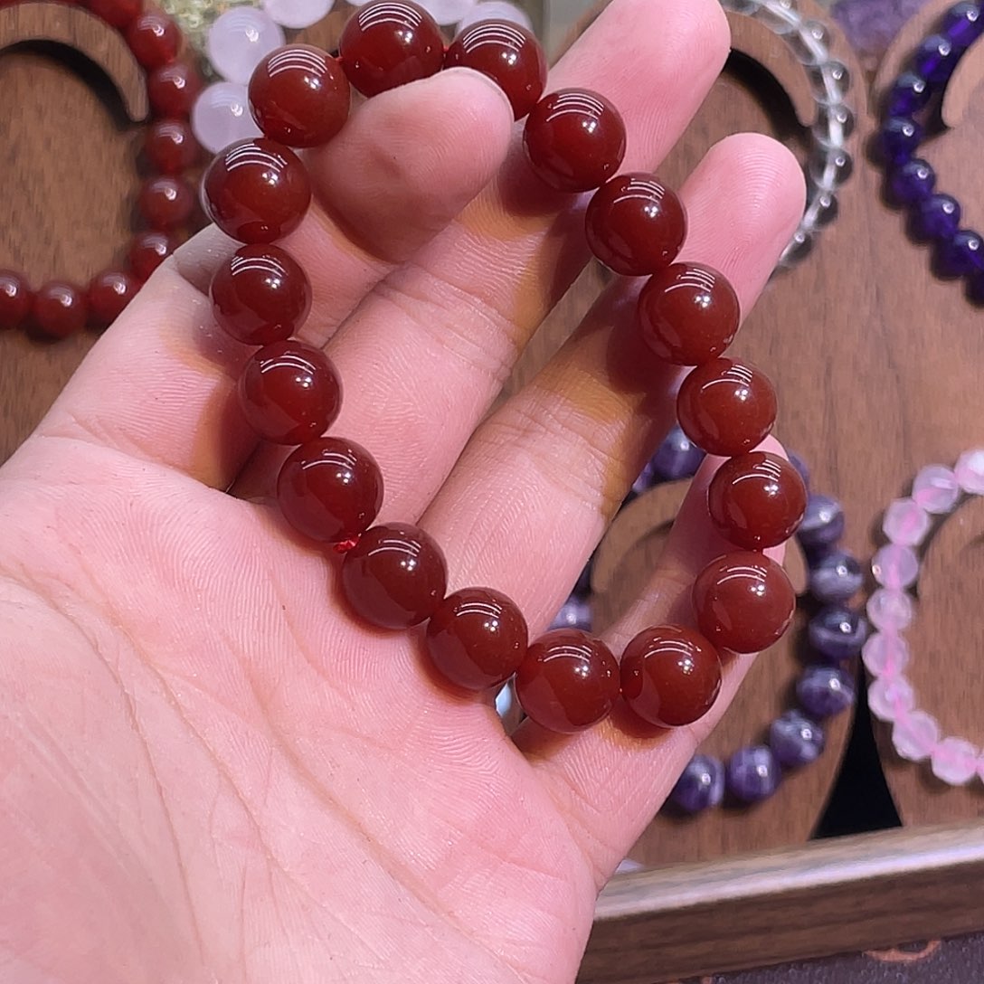 水晶手链未镶嵌玛瑙