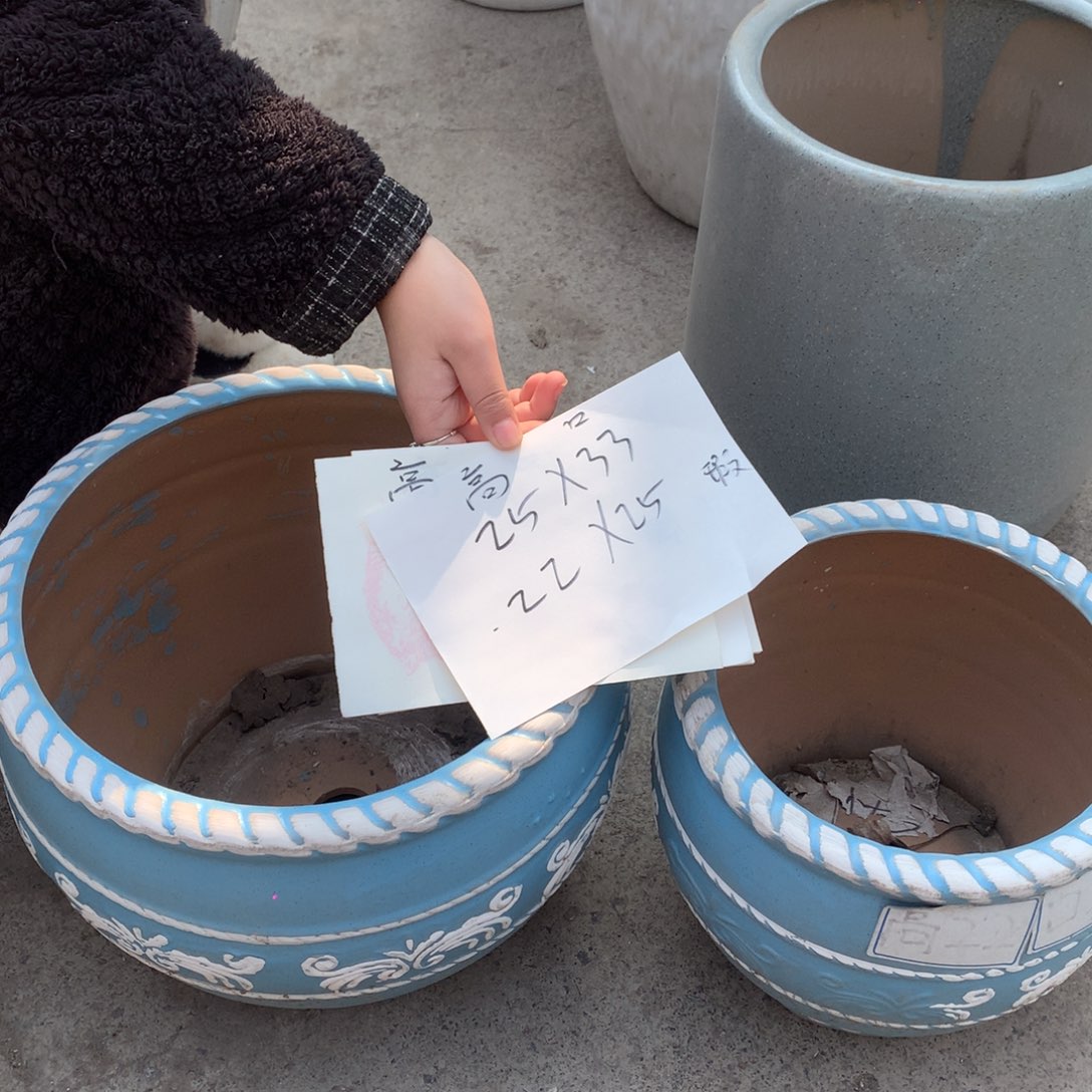 陶瓷花盆包邮包破损