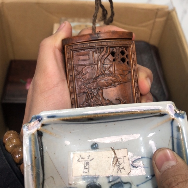 陶瓷孤品单件车里拍