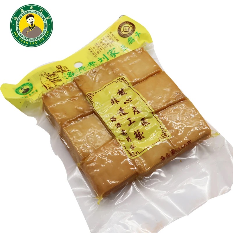 陕西商洛洛源老刘家豆腐干即使休闲零食原味代餐豆干