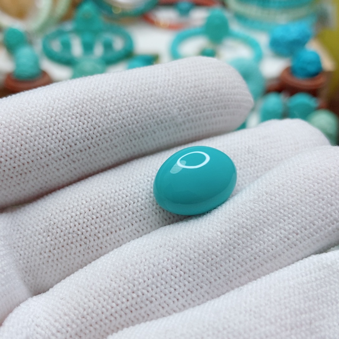 绿松石未镶嵌戒面