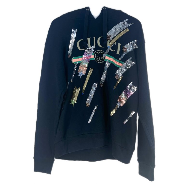 99新 GUCCI/古驰 xs码 Gucci古驰 流星亮片卫衣 99新 sz0257