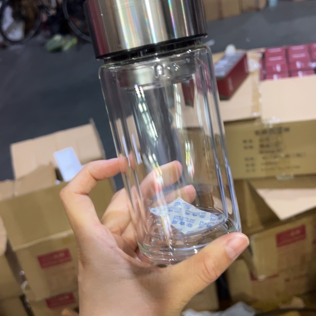 宇剀玻璃杯300玻璃杯带网玻璃杯