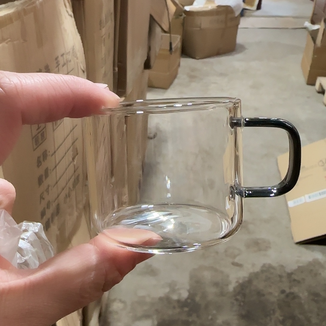 758发6高硼硅玻璃杯周边黑