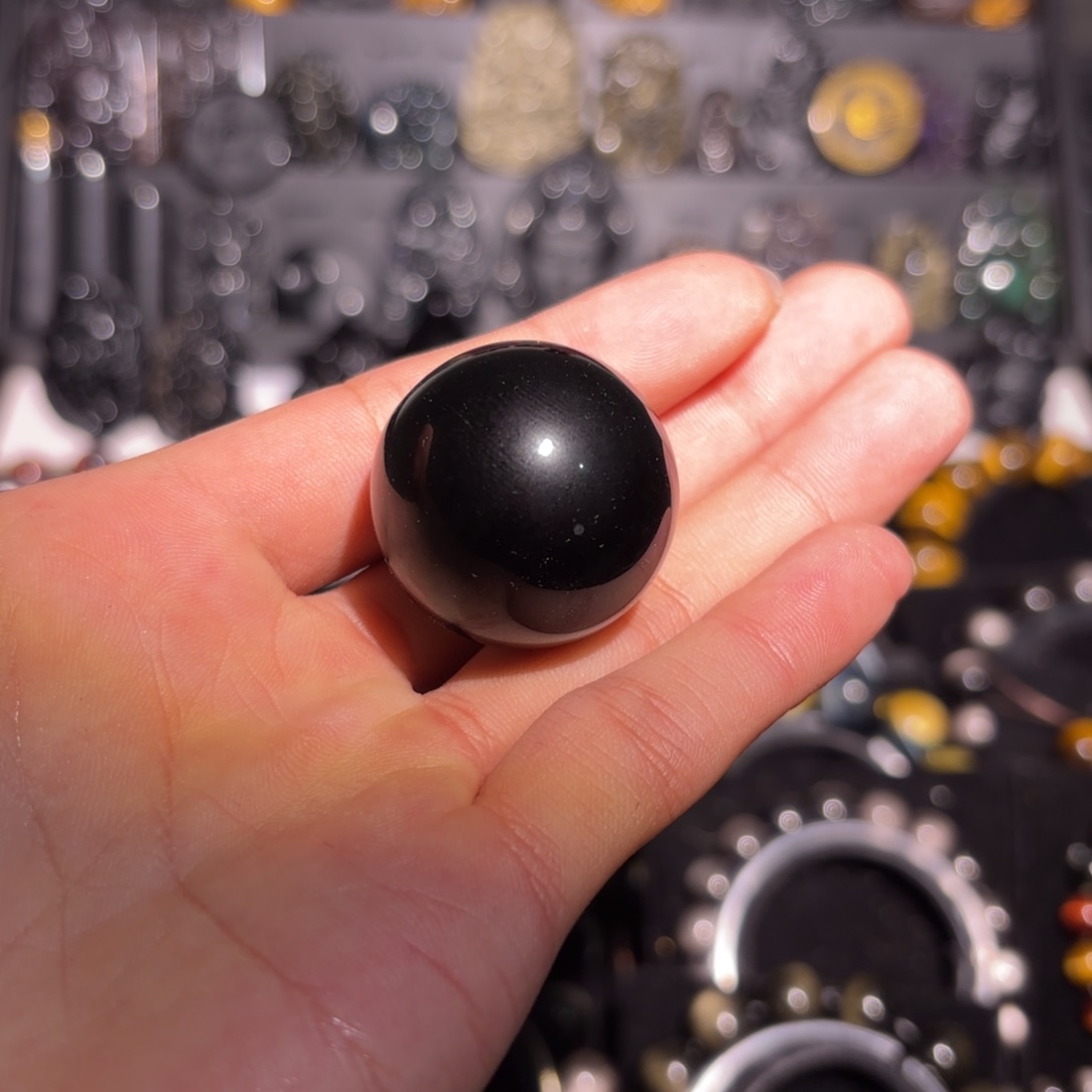 黑曜岩未镶嵌珠宝奇石天然黑曜石卡3厘米  假一赔十